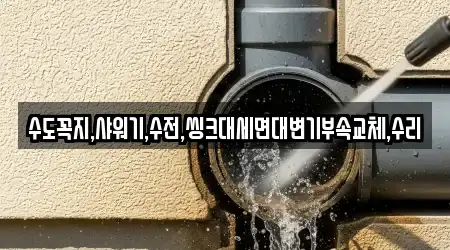 수도꼭지,샤워기,수전,씽크대세면대변기부속교체,수리