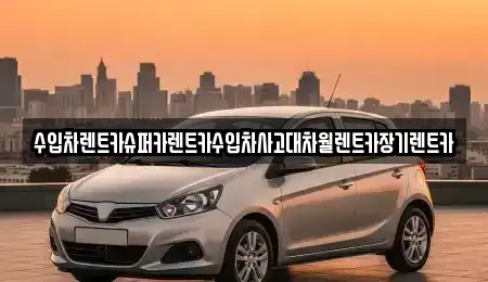 경기 성남시 분당구 정자동 장기렌트카 전문 수입차렌트카슈퍼카렌트카수입차사고대차월렌트카장기렌트카