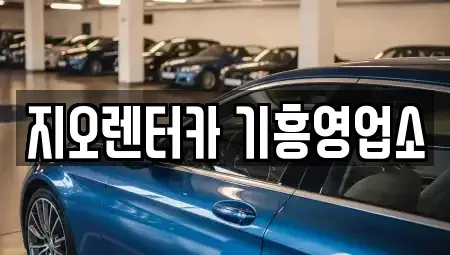 경기 용인시 기흥구 언남동 단기렌트카 전문 지오렌터카 기흥영업소