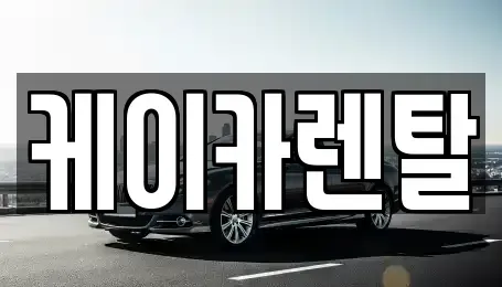 경기 파주시 월롱면 렌트카 전문 케이카렌탈
