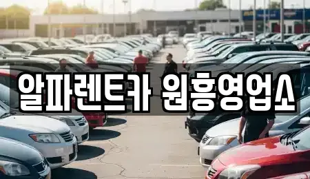 경기도 고양시 덕양구 원당동 렌트카 전문 알파렌트카 원흥영업소