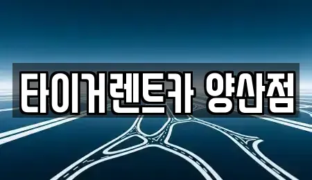 경상남도 양산시 산막동 렌트카 전문 타이거렌트카 양산점