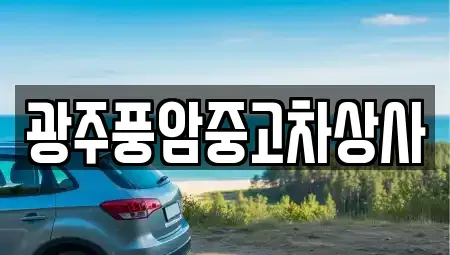 광주 동구 내남동 중고차 전문 광주풍암중고차상사