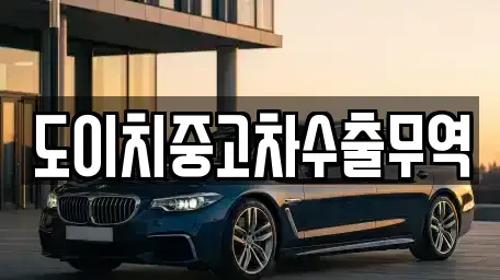 서울 중구 을지로5가 중고차매매 전문 도이치중고차수출무역