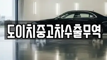 전라남도 무안군 망운면 중고차 전문 도이치중고차수출무역