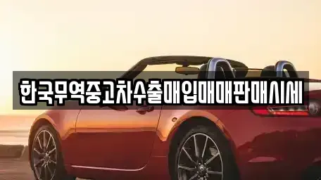 전라남도 순천시 행동 중고차 전문 한국무역중고차수출매입매매판매시세